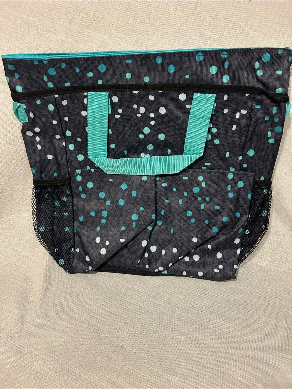 Thirty-One Crossbody Organizing Tote Cool Confetti NEW